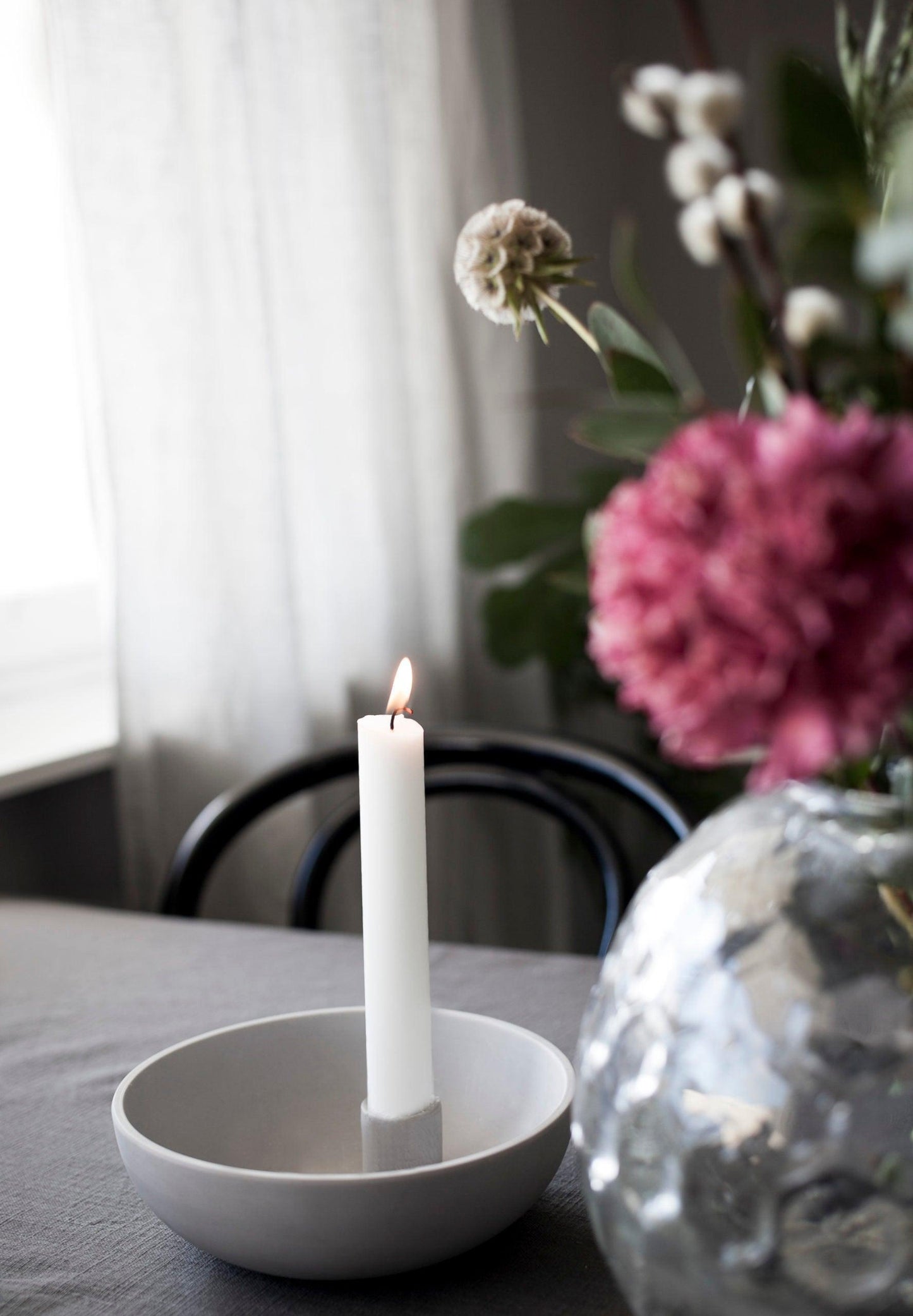 Kerzenhalter Lidatorp small hellgrau von Storefactory - Storefactory - Kerzenhalter - DerGartenmarkt.de shop.dergartenmarkt.de