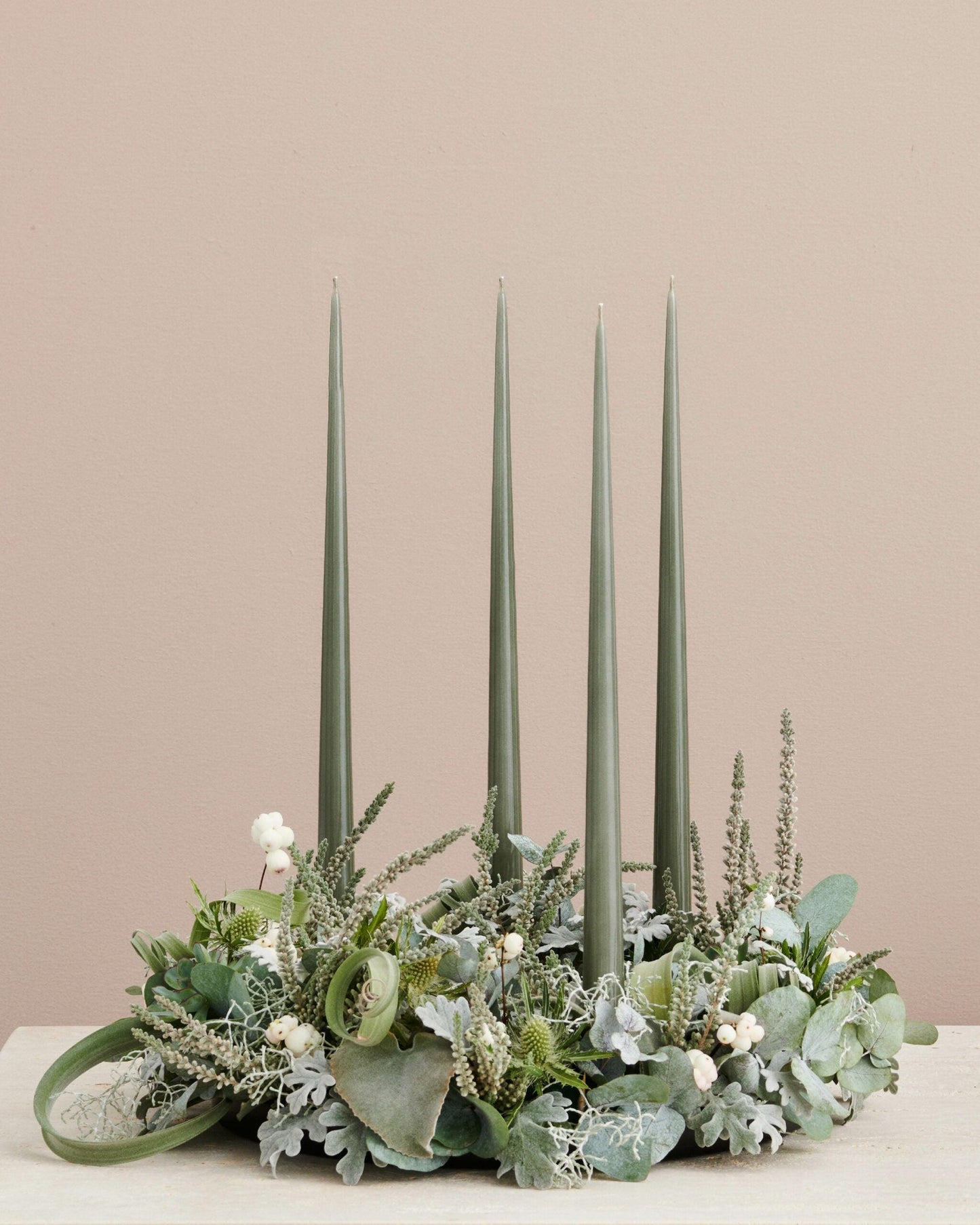 Spitzkerze 32 cm green soil von Ester & Erik - Ester und Erik - Kerze - DerGartenmarkt.de shop.dergartenmarkt.de