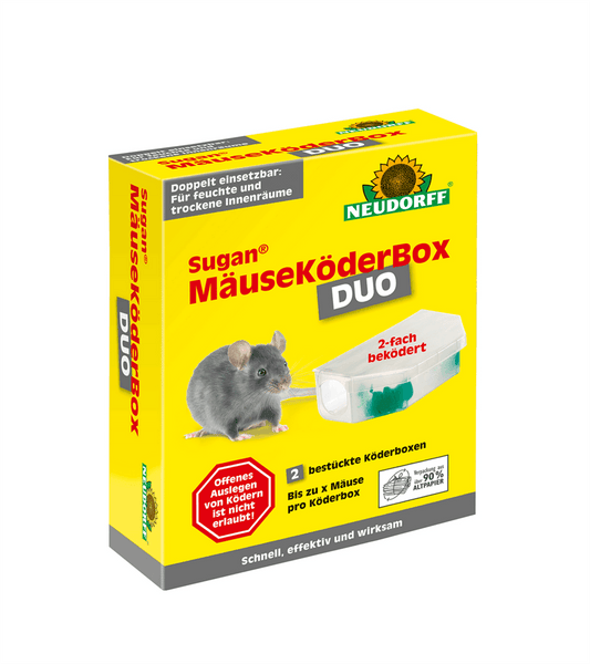 Sugan MäuseKöderBox Duo - Sugan - Gartenbedarf > Schädlingsbekämpfung - DerGartenmarkt.de shop.dergartenmarkt.de