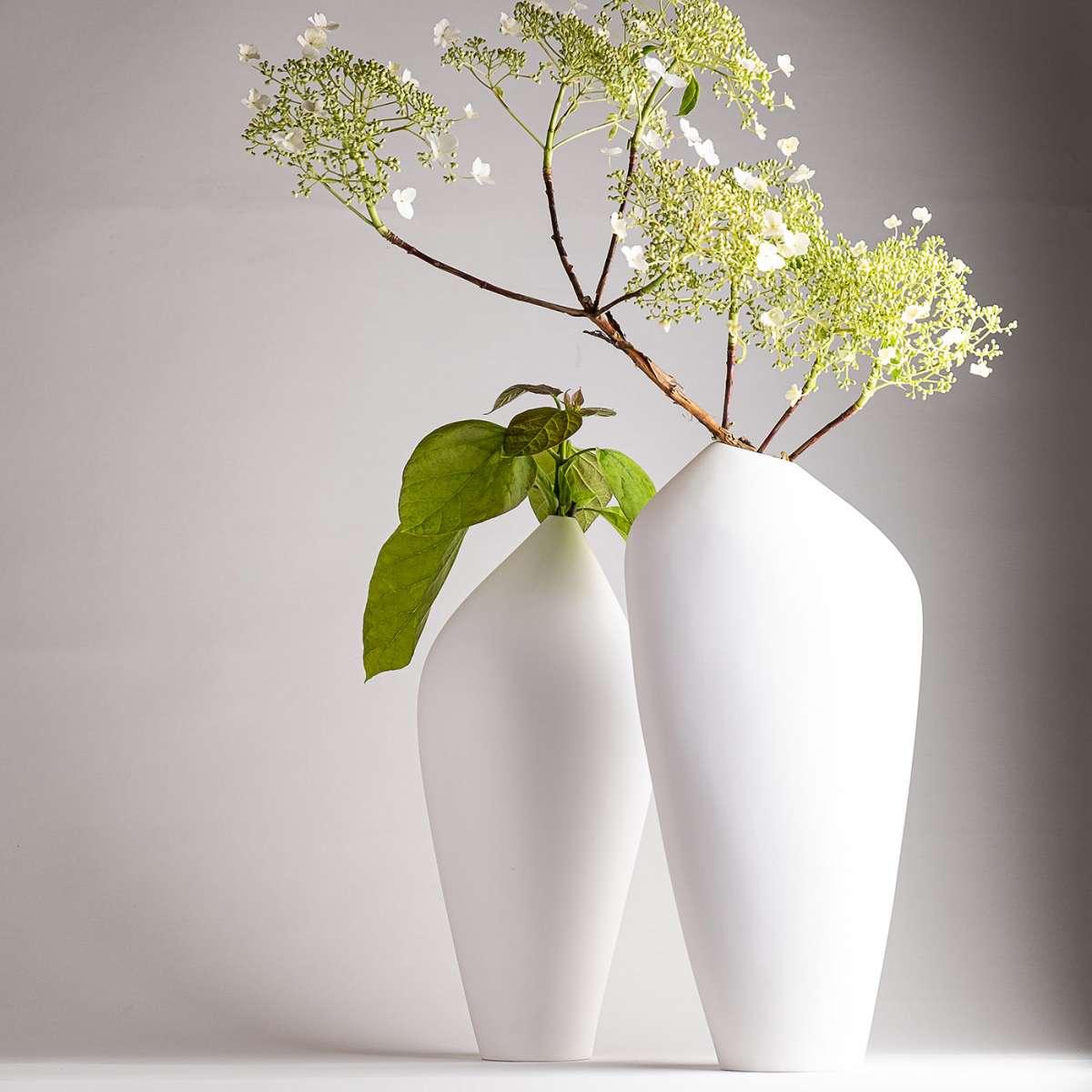 Vase Linda weiß 45cm - Klatt Objects - Klatt Objects - Vasen - DerGartenmarkt.de shop.dergartenmarkt.de