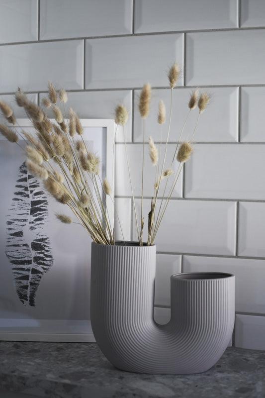 Vase Stravalla hellgrau von Storefactory - Storefactory - Vase - DerGartenmarkt.de shop.dergartenmarkt.de