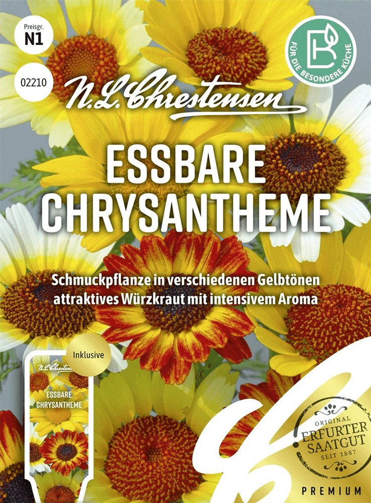 Speisechrysanthemensamen - Chrestensen - Pflanzen > Saatgut > Blumensamen > Blumensamen, einjährig - DerGartenmarkt.de shop.dergartenmarkt.de