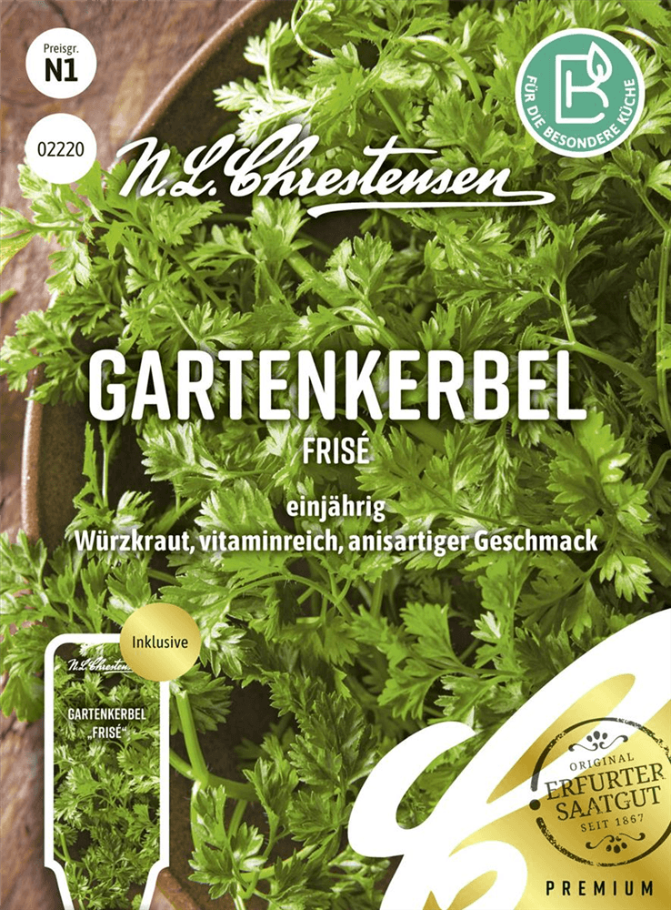 Kerbelsamen 'Frisé' - Chrestensen - Pflanzen > Saatgut > Kräutersamen - DerGartenmarkt.de shop.dergartenmarkt.de