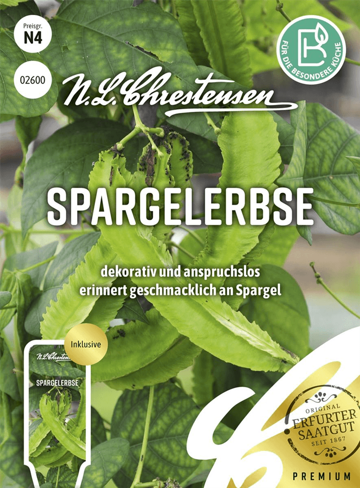 Spargelerbsensamen - Chrestensen - Pflanzen > Saatgut > Gemüsesamen - DerGartenmarkt.de shop.dergartenmarkt.de