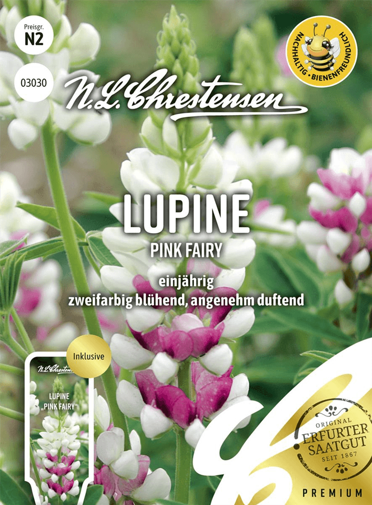 Lupinensamen 'Pink Fairy' - Chrestensen - Pflanzen > Saatgut > Blumensamen > Blumensamen, einjährig - DerGartenmarkt.de shop.dergartenmarkt.de
