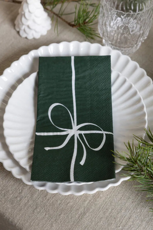 Storefactory Weihnachtsserviette PAKET – Grün, 11x21cm