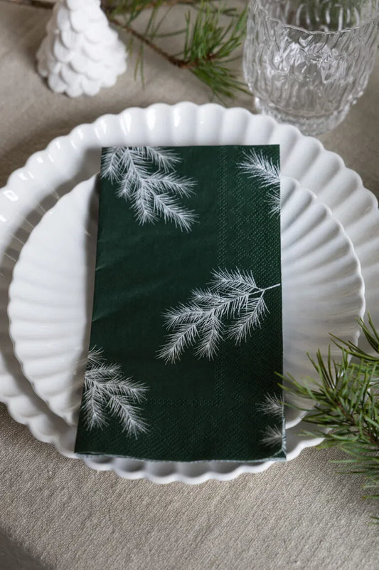 Storefactory Vintergran – Grüne Weihnachtsservietten