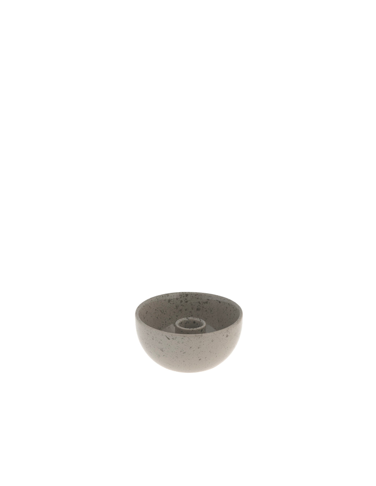 Storefactory Lidatorp Mini Kerzenhalter aus Keramik in nature, 10 × 10 × 5 cm
