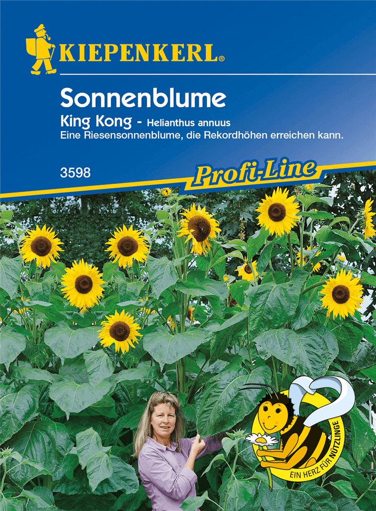 Sonnenblume 'King Kong' - Kiepenkerl - Pflanzen > Saatgut > Blumensamen - DerGartenmarkt.de shop.dergartenmarkt.de