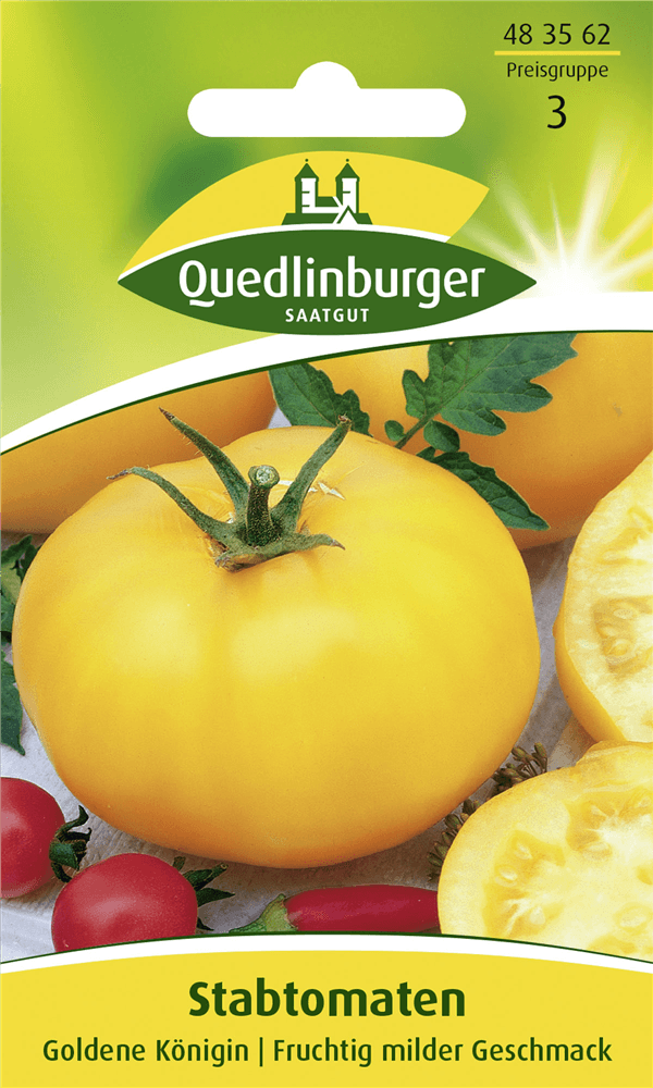 Tomatensamen 'Goldene Königin' - Quedlinburger Saatgut - Pflanzen > Saatgut > Gemüsesamen > Tomatensamen - DerGartenmarkt.de shop.dergartenmarkt.de