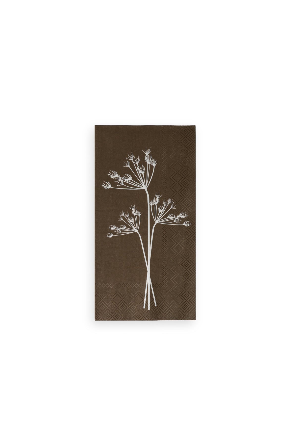 Storefactory Kvistar Papierservietten in Braun mit Zweigmotiv, 11 × 21 cm