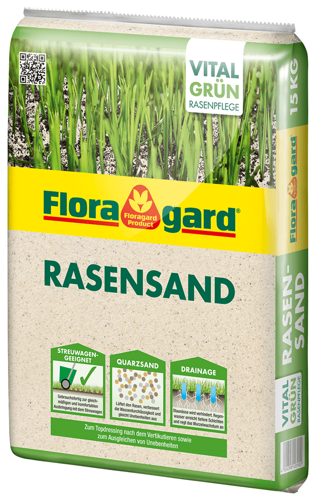 Floragard Rasensand - Floragard - Gartenbedarf > Gartenerden - DerGartenmarkt.de shop.dergartenmarkt.de