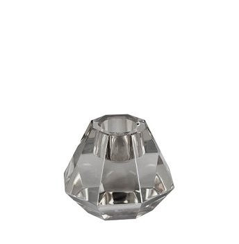 Kaheku Miano Kerzenhalter Kristall Smoke 7 × 7 × 6 cm – Produktansicht