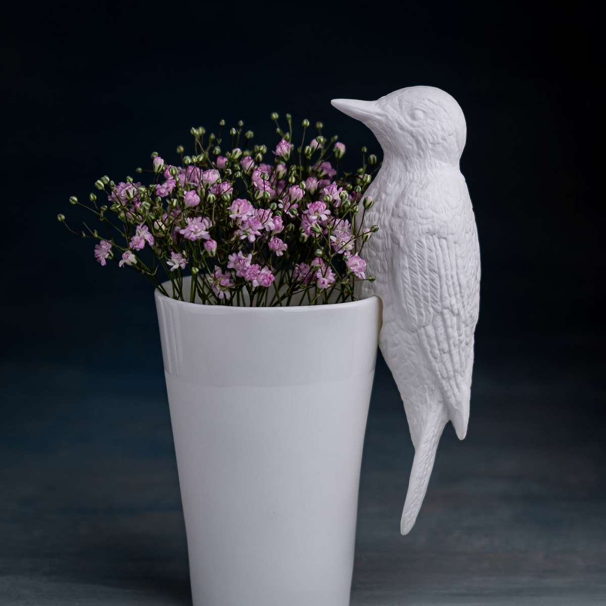 SPECHT Vogel Deko-Objekt – Bone China Porzellan – Klatt Objects – DerGartenmarkt.de