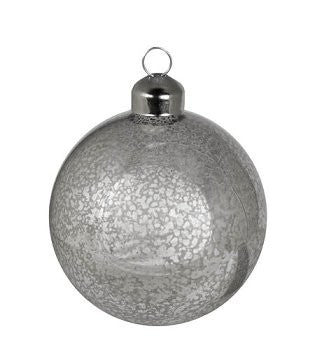 Kaheku Amero Christbaumkugel in Antiksilber – weitere Produktansicht