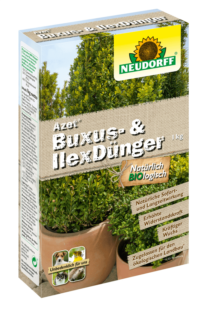 Azet Buxus- & IlexDünger - Azet - Gartenbedarf > Dünger - DerGartenmarkt.de shop.dergartenmarkt.de