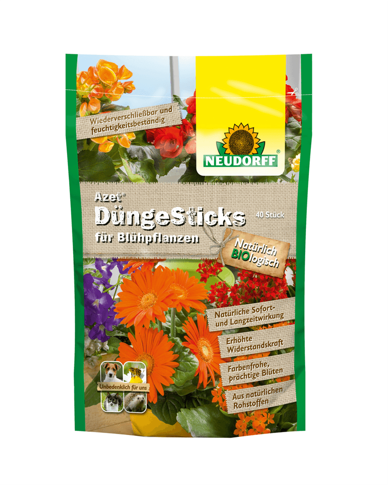 Azet DüngeSticks für Blühpflanzen - Azet - Gartenbedarf > Dünger - DerGartenmarkt.de shop.dergartenmarkt.de