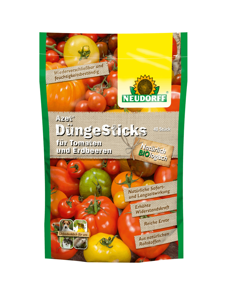 Azet DüngeSticks für Tomaten und Erdbeeren - Azet - Gartenbedarf > Dünger - DerGartenmarkt.de shop.dergartenmarkt.de