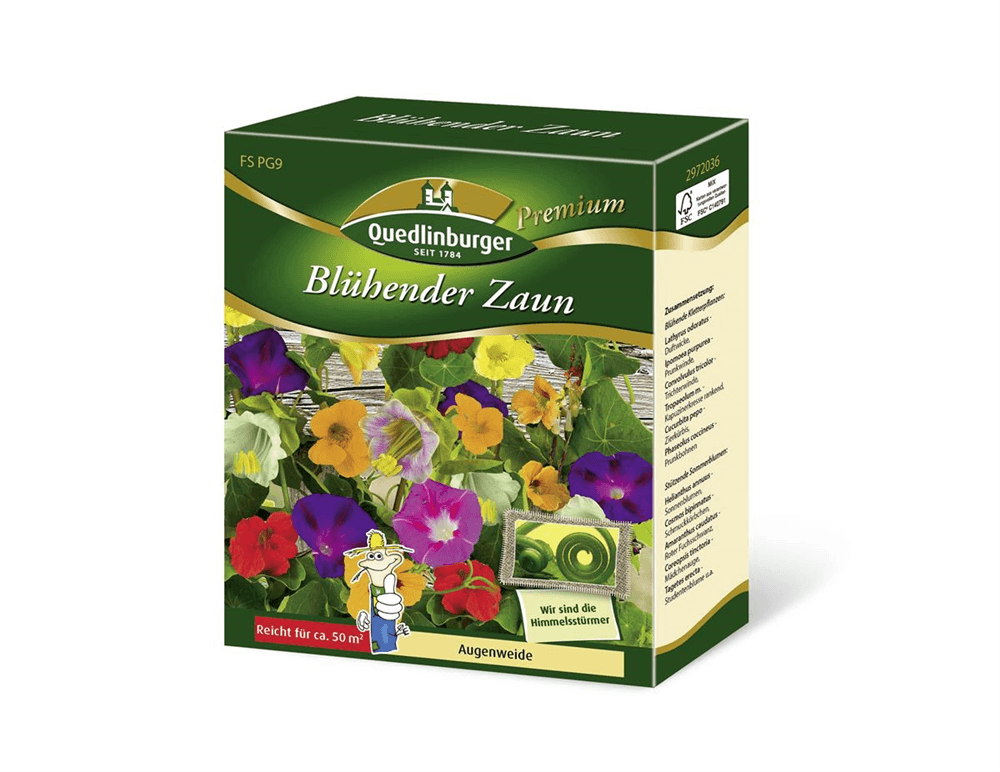 Blühender Zaun-Samen - Quedlinburger Saatgut - Pflanzen > Saatgut > Blumensamen > Blumensamen, einjährig - DerGartenmarkt.de shop.dergartenmarkt.de