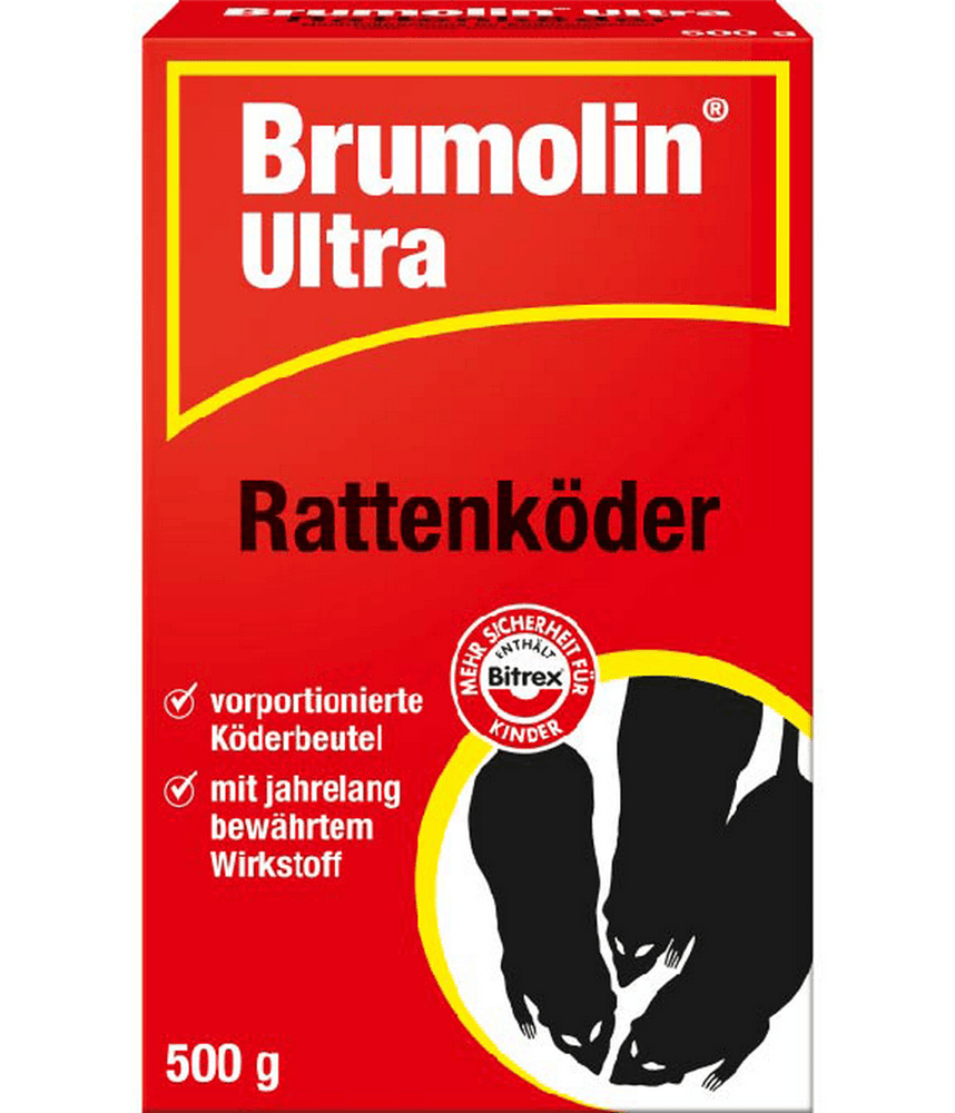 Brumolin Ultra Rattenköder - Protect Home - Gartenbedarf > Schädlingsbekämpfung - DerGartenmarkt.de shop.dergartenmarkt.de
