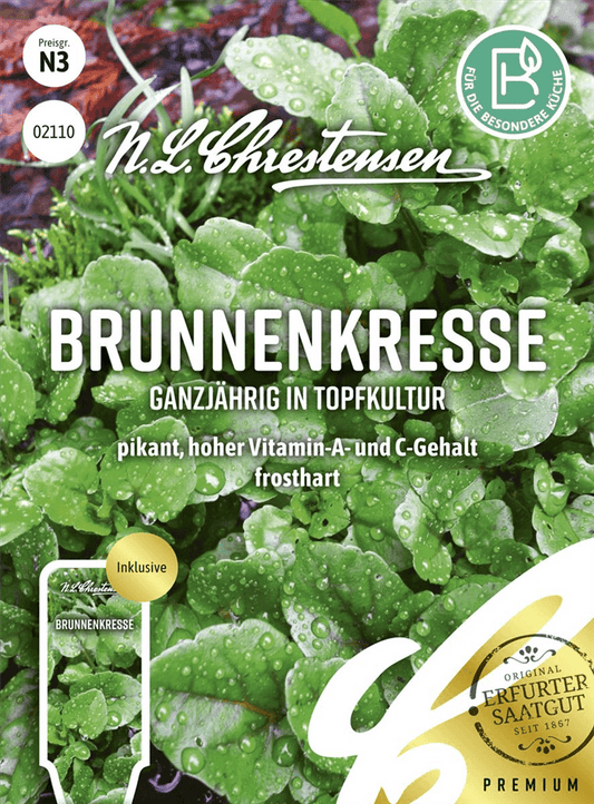 Brunnenkressesamen - Chrestensen - Pflanzen > Saatgut > Kräutersamen - DerGartenmarkt.de shop.dergartenmarkt.de