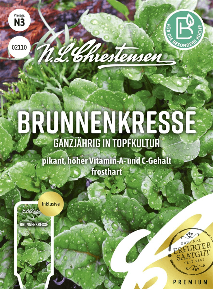 Brunnenkressesamen - Chrestensen - Pflanzen > Saatgut > Kräutersamen - DerGartenmarkt.de shop.dergartenmarkt.de