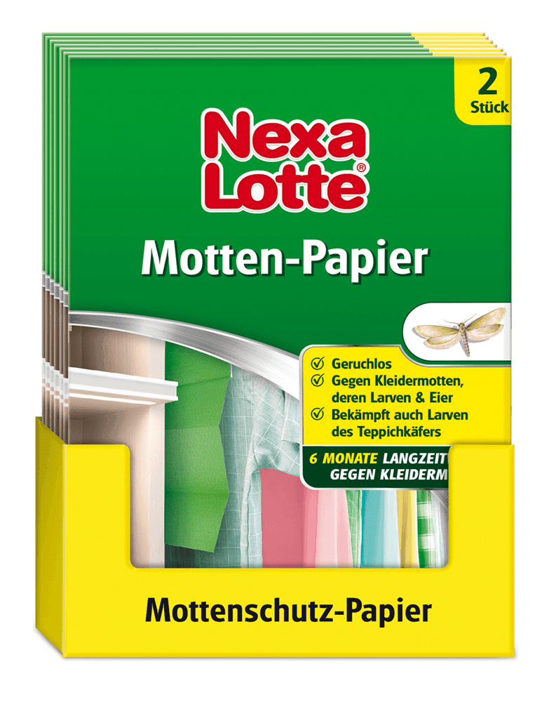 Celaflor Mottenschutz-Papier - Celaflor - Gartenbedarf > Schädlingsbekämpfung - DerGartenmarkt.de shop.dergartenmarkt.de
