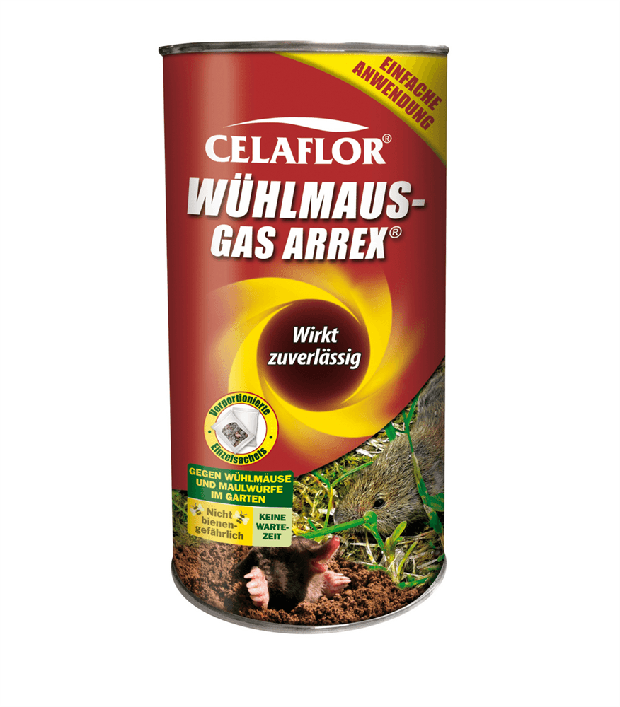Celaflor Wühlmaus-Gas Arrex - Celaflor - Gartenbedarf > Schädlingsbekämpfung - DerGartenmarkt.de shop.dergartenmarkt.de