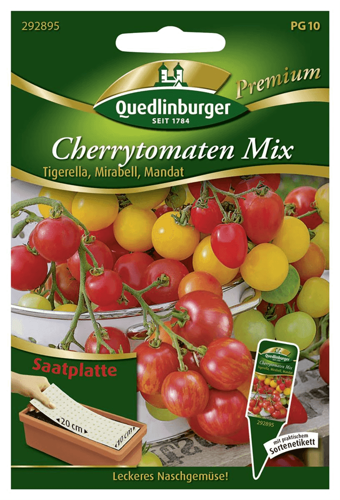 Cherry-Tomate-Samen - Quedlinburger Saatgut - Pflanzen > Saatgut > Gemüsesamen > Tomatensamen - DerGartenmarkt.de shop.dergartenmarkt.de