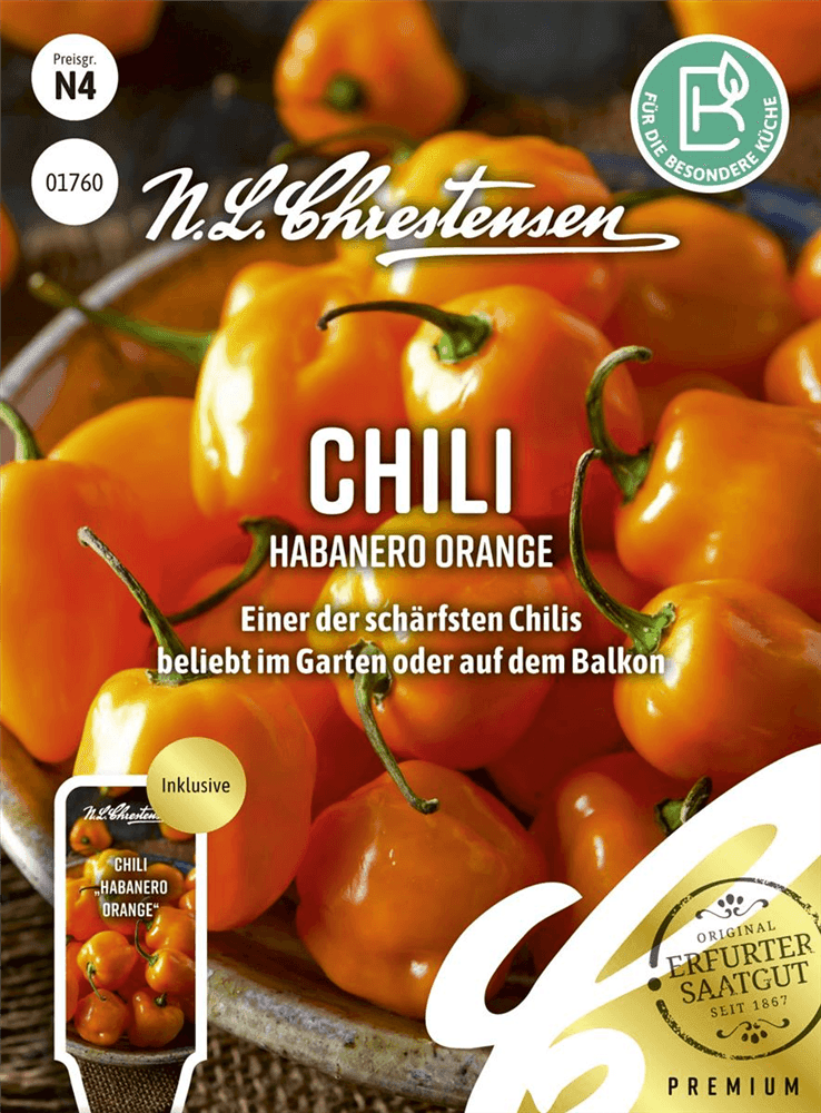 Chilisamen 'Habanero' - Chrestensen - Pflanzen > Saatgut > Gemüsesamen > Chilisamen - DerGartenmarkt.de shop.dergartenmarkt.de