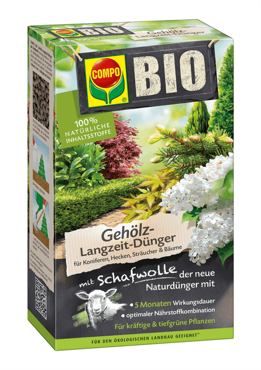 Compo BIO Gehölz Langzeit-Dünger - Compo - Gartenbedarf > Dünger > BIO Dünger - DerGartenmarkt.de shop.dergartenmarkt.de