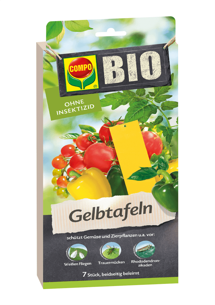 Compo BIO Gelbtafeln - Compo - Gartenbedarf > Pflanzenschutz - DerGartenmarkt.de shop.dergartenmarkt.de