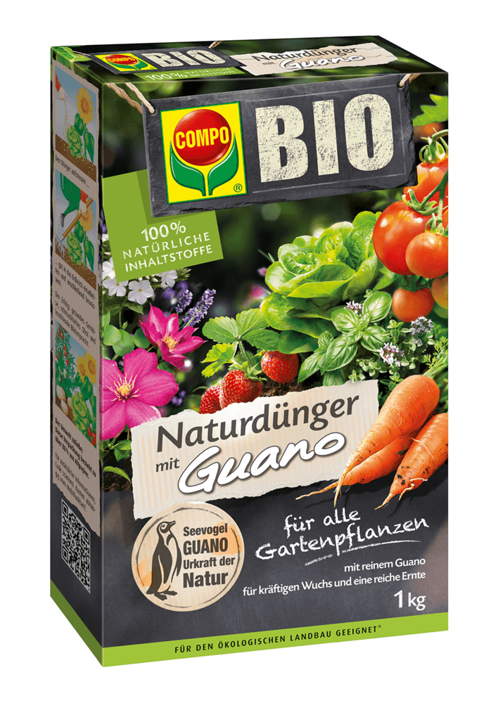 Compo BIO NaturDünger Guano - Compo - Gartenbedarf > Dünger - DerGartenmarkt.de shop.dergartenmarkt.de