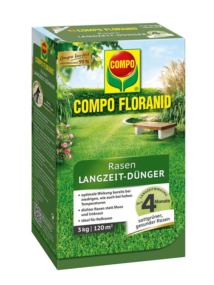 Compo FLORANID Rasen-Langzeitdünger - Compo - Gartenbedarf > Dünger > Rasendünger - DerGartenmarkt.de shop.dergartenmarkt.de
