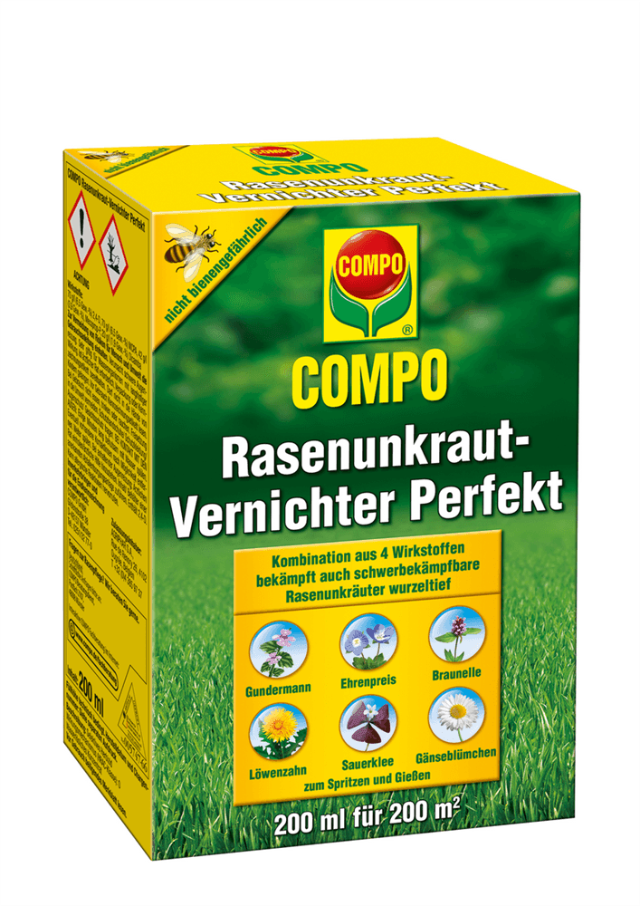 Compo Rasenunkraut-Vernichter Perfekt - Compo - Gartenbedarf > Schädlingsbekämpfung - DerGartenmarkt.de shop.dergartenmarkt.de