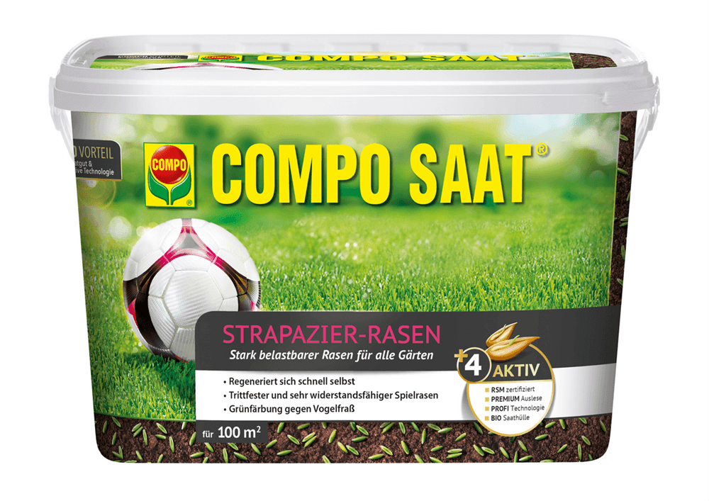Compo SAAT Strapazier-Rasen - Compo - Pflanzen > Saatgut > Rasensamen - DerGartenmarkt.de shop.dergartenmarkt.de