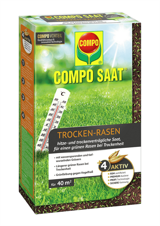 Compo SAAT Trocken-Rasen - Compo - Pflanzen > Saatgut > Rasensamen - DerGartenmarkt.de shop.dergartenmarkt.de