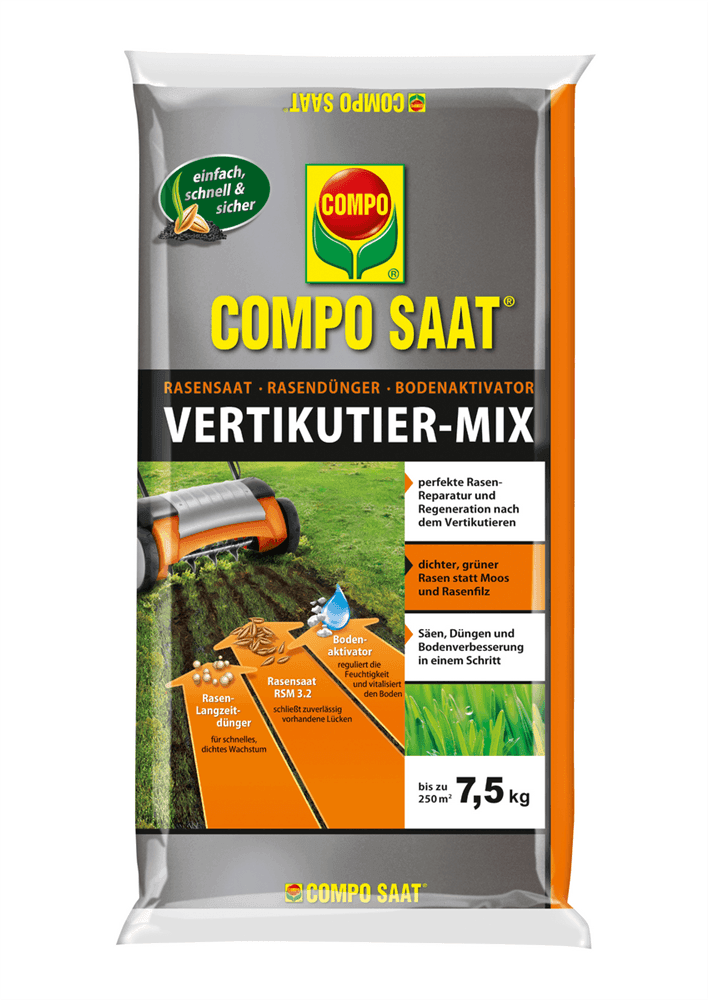 Compo SAAT Vertikutier-Mix - Compo - Pflanzen > Saatgut > Rasensamen - DerGartenmarkt.de shop.dergartenmarkt.de