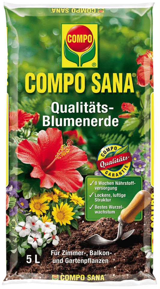 Compo Sana Blumenerde - Compo Sana - Gartenbedarf > Gartenerden > Blumenerden - DerGartenmarkt.de shop.dergartenmarkt.de