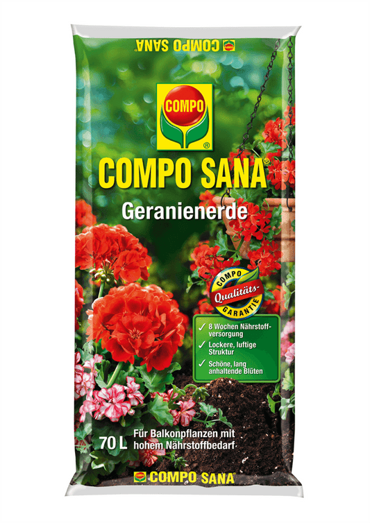 Compo Sana Geranienerde - Compo Sana - Gartenbedarf > Gartenerden > Spezialerden - DerGartenmarkt.de shop.dergartenmarkt.de