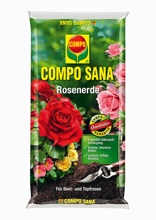 Compo Sana Rosenerde - Compo Sana - Gartenbedarf > Gartenerden > Spezialerden - DerGartenmarkt.de shop.dergartenmarkt.de