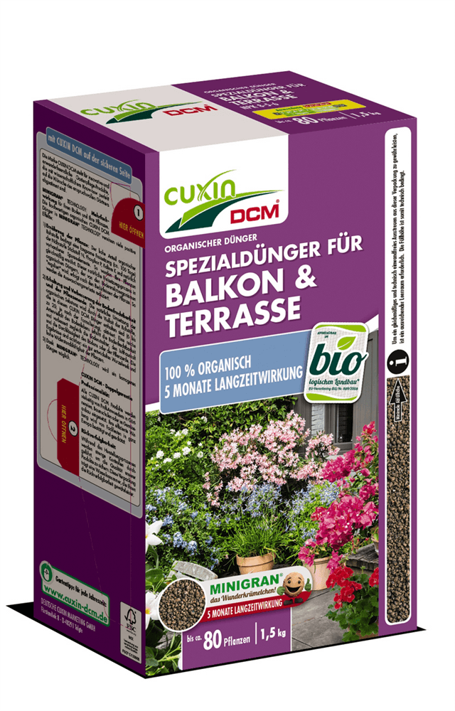 Cuxin Balkon- & Terrassendünger - Cuxin - Gartenbedarf > Dünger - DerGartenmarkt.de shop.dergartenmarkt.de