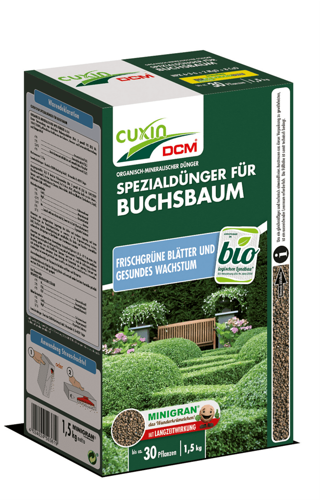 Cuxin Buchsbaum-Dünger - Cuxin - Gartenbedarf > Dünger - DerGartenmarkt.de shop.dergartenmarkt.de