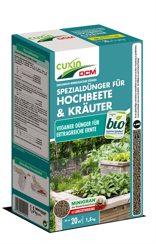 Cuxin Hochbeete- & Kräuterdünger - Cuxin - Gartenbedarf > Dünger - DerGartenmarkt.de shop.dergartenmarkt.de