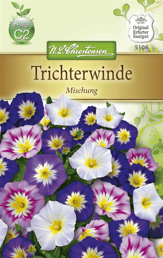 Dreifarbige Winde-Samen - Chrestensen - Pflanzen > Saatgut > Blumensamen > Blumensamen, einjährig - DerGartenmarkt.de shop.dergartenmarkt.de