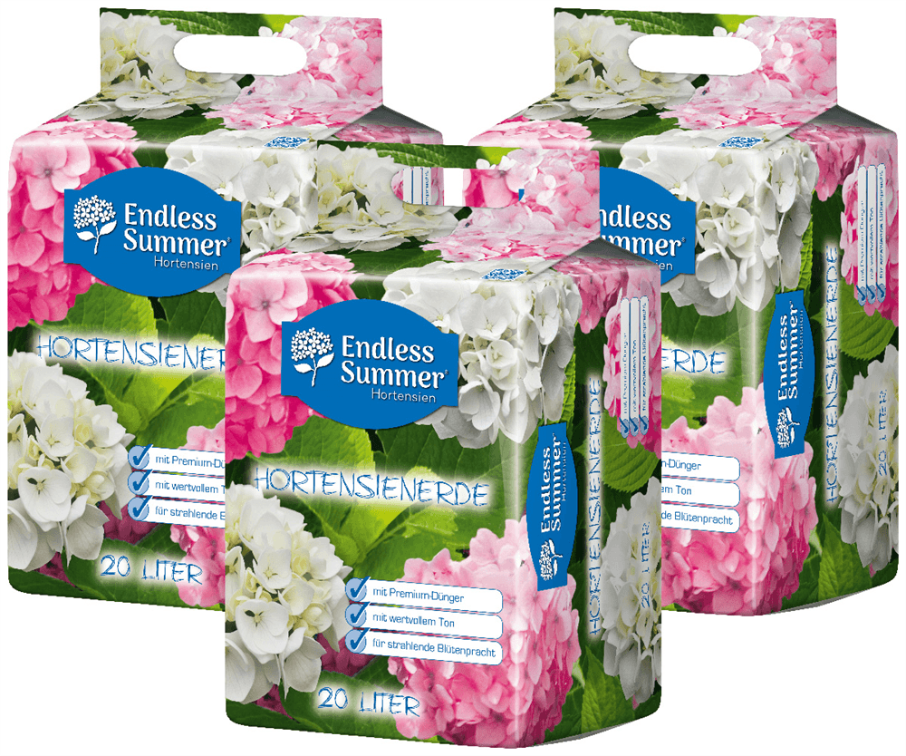 Endless Summer® Hortensienerde rosa und weiß - Floragard - Gartenbedarf > Gartenerden > Spezialerden - DerGartenmarkt.de shop.dergartenmarkt.de