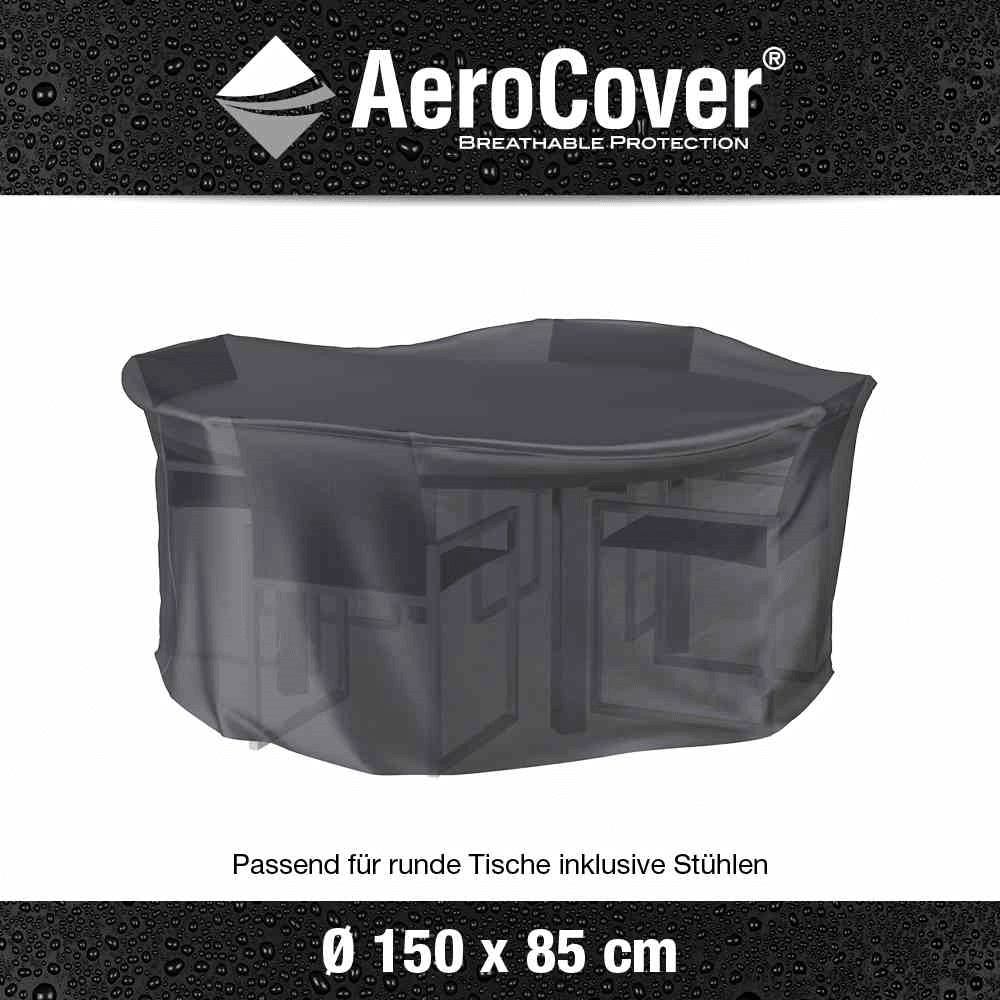 Aerocover Schutzhülle für Gartenmöbelset Ø150 x H85 cm