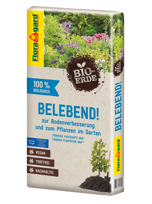 Floragard Bio-Erde Belebend - Floragard - Gartenbedarf > Gartenerden - DerGartenmarkt.de shop.dergartenmarkt.de