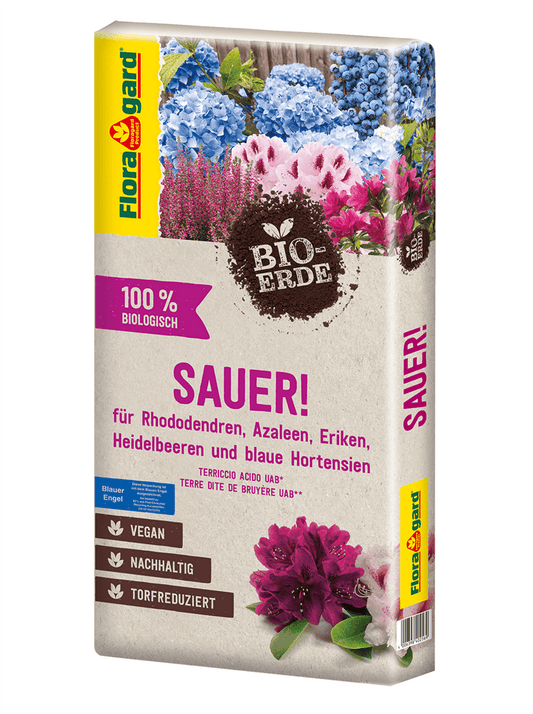 Floragard Bio-Erde Sauer - Floragard - Gartenbedarf > Gartenerden - DerGartenmarkt.de shop.dergartenmarkt.de