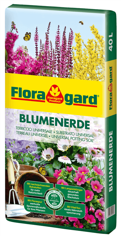 Floragard Blumenerde - Floragard - Gartenbedarf > Gartenerden - DerGartenmarkt.de shop.dergartenmarkt.de